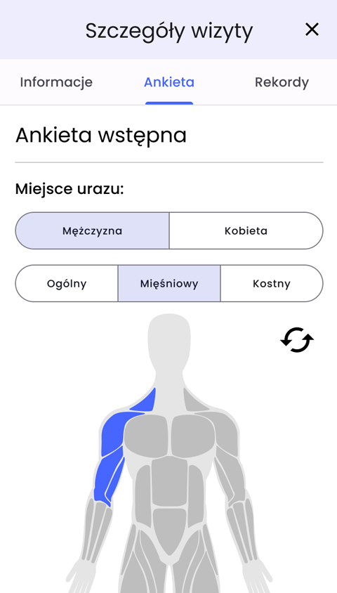 Screenshot aplikacji